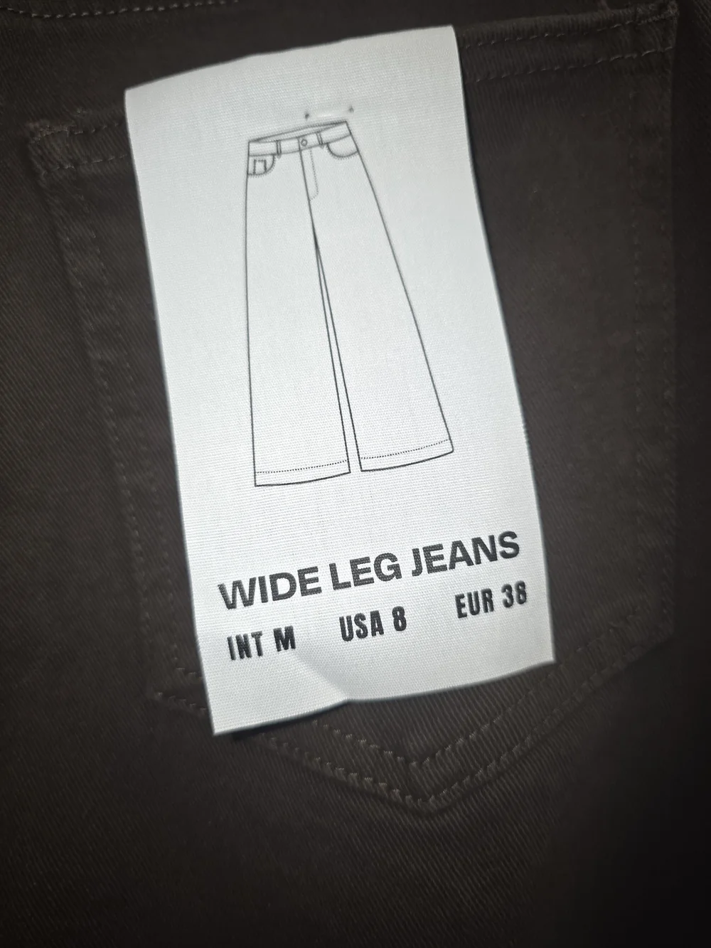 Katch Me Wide-Leg Women's Jeans in Dark Brown